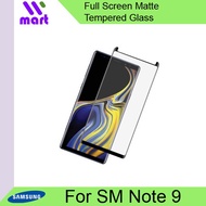 Full Screen Tempered Glass Screen Protector (Matte) For Samsung Note 9
