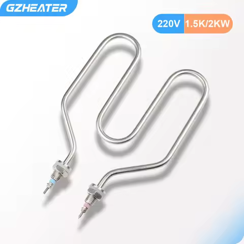 2U Radiator Heater Heating Element for Insulation Barrels 1.5K/2KW 220V Electric Heat Tube for Noodl