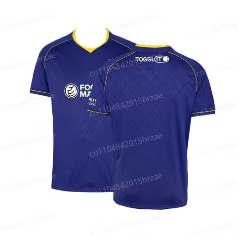 New Hot Wimbledon Style Adult Children Casual Sports T-shirt 2026 Kit Football Jersey Breathable Sho