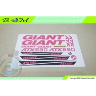 Striping Sticker decal Transparent giant Bike atx690 fullset pink htm