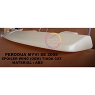 Perodua Myvi SE 2008 SPOILER (ABS Plastic) SE2 Special Edition Rear Back Bonnet Bonet Trunk Boot Top