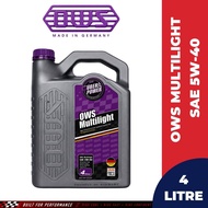 OWS Uber Power Multilight Sae 5W-40 Fully Synthetic Engine Oil 4L For Toyota/ Perodua/ Proton/ Honda