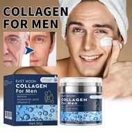 East Moon Men's Collagen Face Cream With Hyaluronic Acid & Vitamin E For Hydration Krim Muka Lelaki
