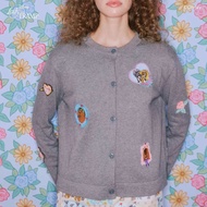 (New) พร้อมส่ง Endless Holiday Together Knit Cardigan Patch of Love / used like new