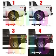 4X4 BODY STICKER 29CM X 8CM (2PCS)