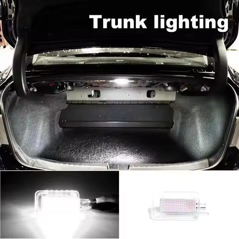 For Honda Accord Civic Fit Insight Acura ILX RSX TL TLX TSX White LED Trunk Lights Luggage Compartme