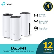 Tp-Link Deco M4 Mesh Wireless Network Wi-fi Sharing System Mesh Router (3 Pack) | Tp-Link Tplink