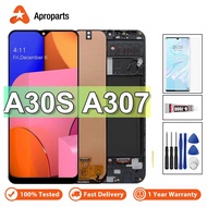 LCD For Samsung Galaxy A30s A307 A307F A307G A307YN Touch Screen Digitizer Assembly Replacement 100%