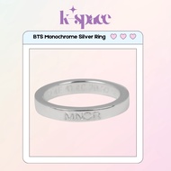 BTS Monochrome Silver Ring