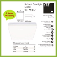 Yetplus 9007 Led Surface Downlight 30w / 40w (2 years warranty) Led downlight Lampu siling ceiling l