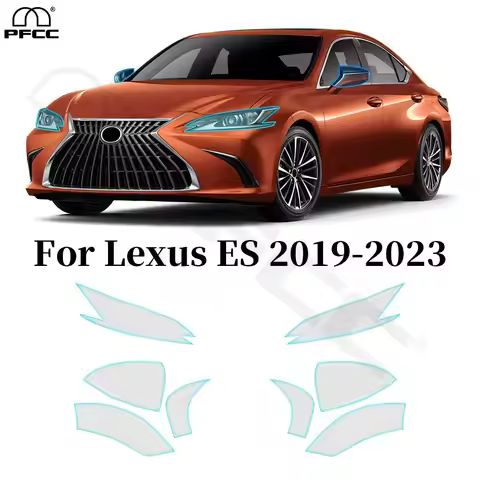 For Lexus ES 250 300H 350 2019-2023 Car Headlight Rearview Paint Protective Film PPF TPU Clear Bra A
