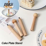 PRASI Cake Plate Stand, 3 Tier 2 Tier Cake Stand,  Wood Disk Bracket Wedding Party