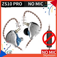 Skym* KZ-ZS10Pro Double Dynamic Unit In-ear Stereo Sound Wired Phone Gaming Earphones