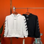 OFF WHITE 秋冬新款 宗教油畫純棉毛圈連帽衛衣