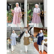KEMEJA MDLY Latest Top Shirt muslimWanita Ailee Tunic by MDLY