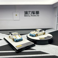[Ready Stock] Ready Stock [pgm Porsche RWB 930 Matte White Alloy Full Open] 1: 64 Alloy Car Model 1.