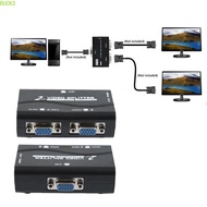 BUCKS Adapter 2 Port 1 PC to 2 Monitor 1 to 2 Video Splitter