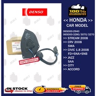 DENSO HONDA STREAM 2008/ CRV SWA/ CIVIC 1.8 FD/ SNA/ SNB/ JAZZ SAA/ CITY/ ACCORD FAN MOTOR (065000-2