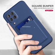 Samsung Galaxy A22 A32 M22 M32 A 22 A 32 M 32 M 22 4G 5G Phone Case Soft Silicone Card Slot Casing Camera Shockproof Back Cover