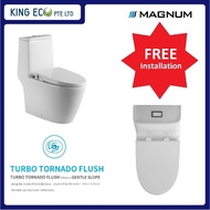 Latest Magnum 919S One Piece Toilet Bowl With Turbo Tornado Flushing (Geberit Flushing System) Free Installation !