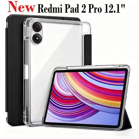 For Redmi Pad 2 Pro 12.1 Inch 2025 Smart Case For XIAOMI Poco K Pad 8 7 6 5 Pro 11.2 12.1 Mini 8.8 "