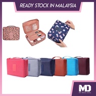 《Mega Deal》Zipper Makeup bag nylon Cosmetic bag Make Up bag kits Storage Travel Wash pouch Travel Co