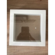 White Scrapbook Frame 15x15x5