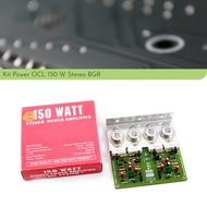 Power Kit 150W 150 watt Stereo OCLAMP Jengkol MJ2955 2N3055 BGR