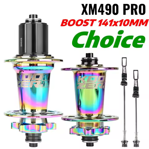 Bicycle hub 141*10mm QR KOOZER XM490 Pro BOOST 72 Click 4 bearing mountain bike hub 28/32 holes HG M