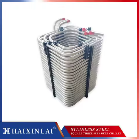 3/6/9/12 Way Square Coil, Beer Wall Cooling Wine Tube, Water Cooled Root Beer Machine Coil, Bar Rest