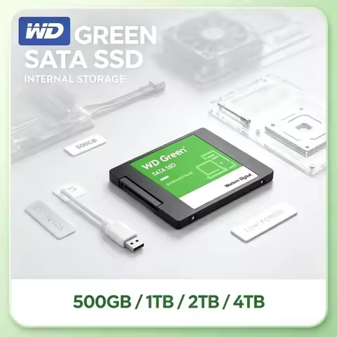 WD Green Western Digital Low Power Internal Storage 250GB 1TB 2TB 2.5" SATA3 SSD For Notebook & Desk
