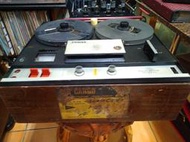 古董.sony.tc-6250盤式錄音座.付盤帶.