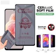 For Honor X7B X6B Full Privacy Ceramic Film Screen Protector