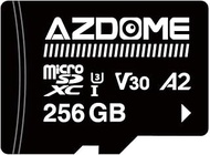 AZDOME 256GB Micro SD Card microSDXC Memory Card for AZDOME M550 GS63H Pro PG17 4K M63 M27 M17 M01 P