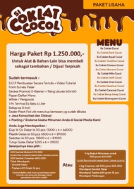 Paket Usaha Minuman Kekinian Si Coklat Cocol