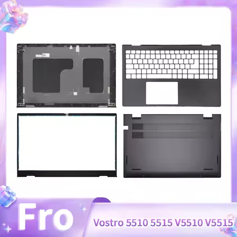 New Laptop Replace Cover For Vostro 5510 5515 V5510 V5515 Laptop LCD Screen Back Cover Front Bezel P