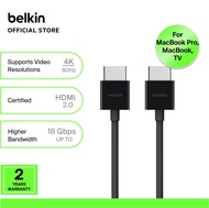 Belkin AV10168bt2M-BLK 3.5 mm UltraHD HDMI Cable 2M (macbook macbook pro TV)