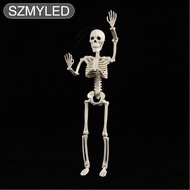 16" Halloween Skeleton With Posable Joints  Full Body Realistic Skeleton Decorations Faux Human Adju