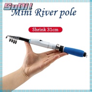 SUQI Portable Fishing Rod, Casting 1.0M-1.9M Telescopic fishing rod,  Spinning fiberglass Mini fiberglass Lure Rod Travel Fishing Equipment