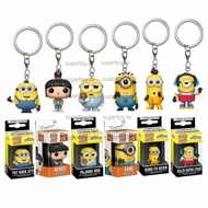 Funko Pop Keychain Despicable Me 3 Carl Agnes Minions: The Rise of Gru - Kung Fu Kevin Roller Skatin