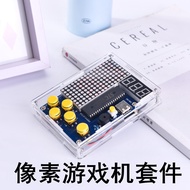 Pixel Game Console Production Kit 51 Microconsole Game Console Tetris diy Parts HU-001