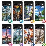 Custom Google Case PIXEL 10 9 9A 8 8A 7 7A 6 6A 5 5A 4 4A 3 3A 2 Pro XL 4G 5G PARIS ART DL0057