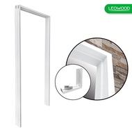 LEOWOOD วงกบ WPC LeoFrame Premium+ (ใช้ภายนอก) ขนาด 80x200 ซม. สีขาว