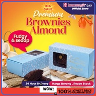 HOT SALE   .. | Brownies Almond | 80gm | Brownies Doorgift | Door Gift Kahwin Murah Box Borong Viral