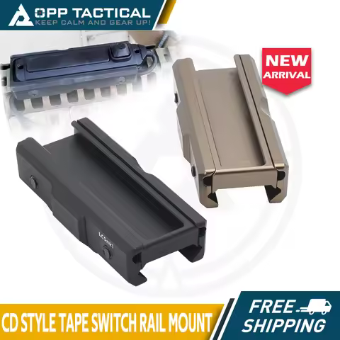 CD Style Lcs mk1 LCSmk1 Tape Switch Rail Mount Pressure Pad For M300 M600 M600DF Flashlights Fit 20m