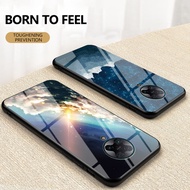 Xiaomi Poco X3 NFC Case Starry pattern Tempered Glass Phone Cover For Xiaomi POCOPhone X3 NFC F2 Pro