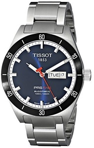 (Tissot) Tissot Men s T0444302104100 PRS 516 Blue Dial Stainless Steel Watch