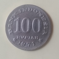 KoLeksi Koin Unik Kelapa 3 100;Rupiah Tebal Rumah Gadang 1971