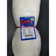 0.35mm X 4 inch X 100 md Mata Melintang (ISI KOSONG)  Jaring Pukat Tangsi Putih  Mono Fishing Net [R