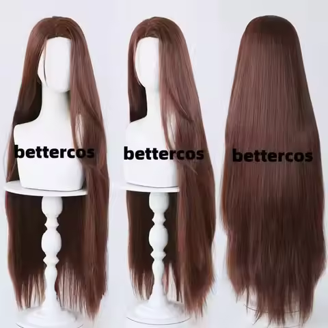 High-quality alien stage Hyuna cosplay red-brown anime wig, suitable for Halloween and Christmas par